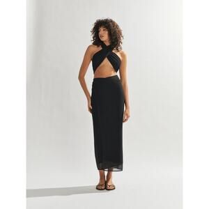 Frankie Wrap Skirt - Black